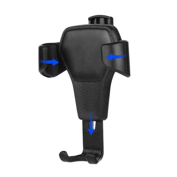 Car Holder H01 Black gravity car holder for the ventilation grille | Techbox