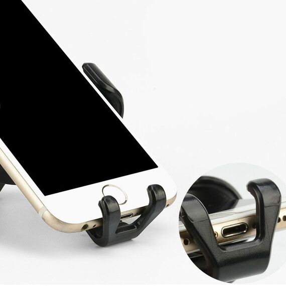 Car Holder H01 Black gravity car holder for the ventilation grille | Techbox