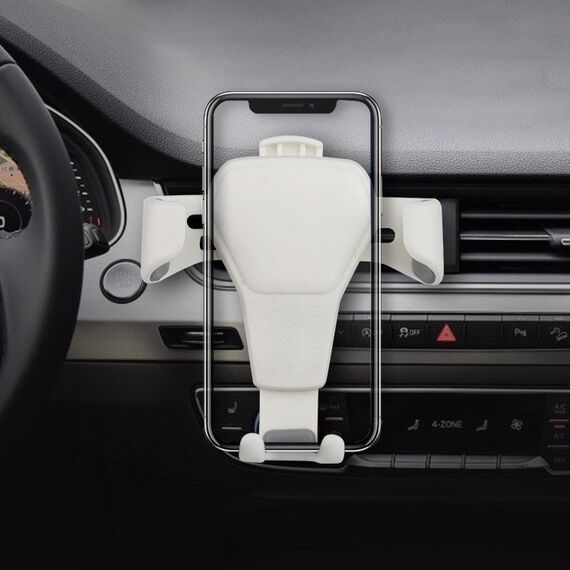 Car Holder H01 Black gravity car holder for the ventilation grille | Techbox