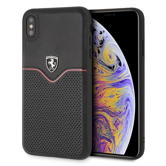 Ferrari Hardcase FEOVEHCI65BK iPhone Xs Max black/czarny Off Track Victory - Apple Cases - Cases - Techbox