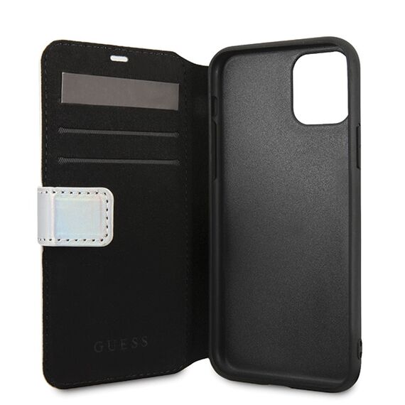 Etui Guess GUFLBKN58BLD iPhone 11 Pro srebrny/silver book Iridescent - Apple Cases - Cases - Techbox