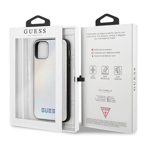 Etui Guess GUHCN65BLD iPhone 11 Pro Max srebrny/silver hard case Iridescent - Apple Cases - Cases - Techbox