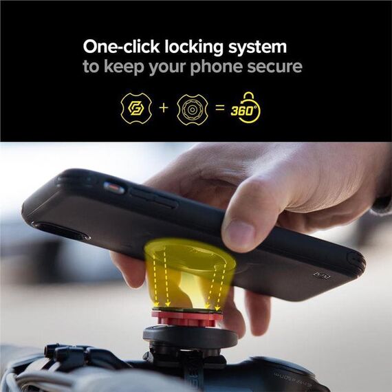 SPIGEN GEARLOCK MS100 HANDLEBAR BIKE MOUNT - Smartphone Holders - Smartphones - Techbox