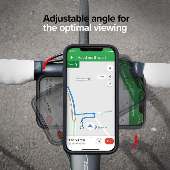 SPIGEN GEARLOCK MS100 HANDLEBAR BIKE MOUNT - Smartphone Holders - Smartphones - Techbox