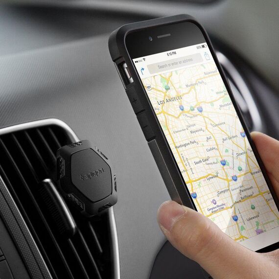 Spigen QS11 Magnetic Car Air Vent Phone Holder - Black | Techbox