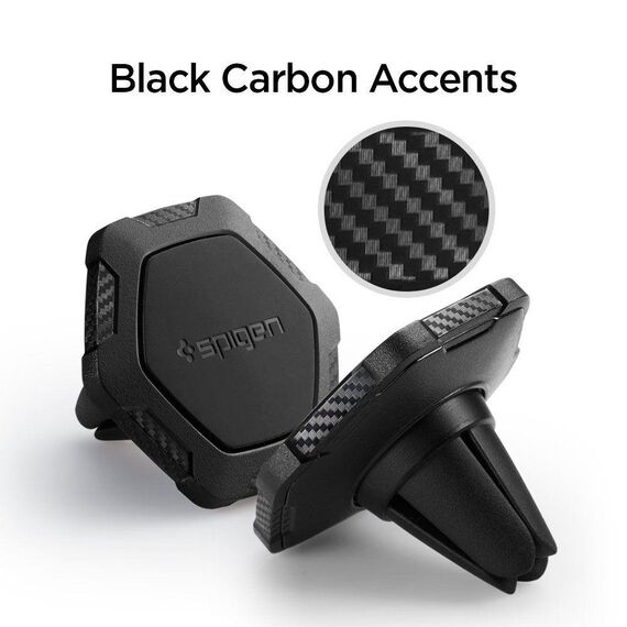 Spigen QS11 Magnetic Car Air Vent Phone Holder - Black | Techbox