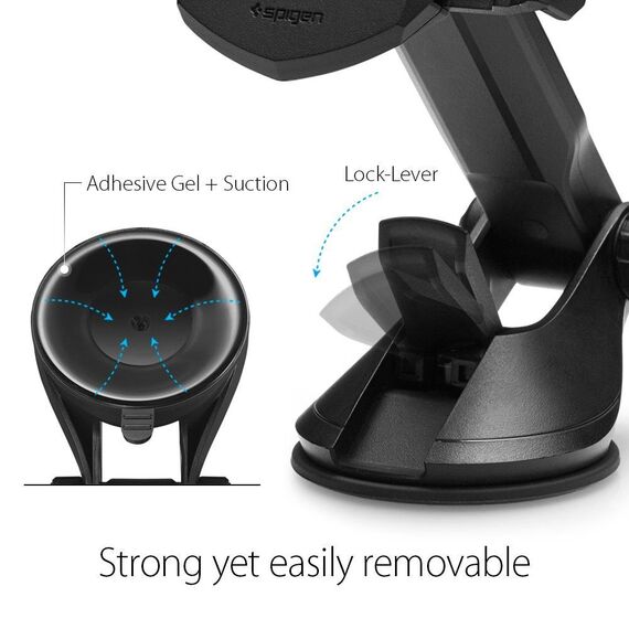 Spigen TS35 Car Cockpit Phone Holder - Black | Techbox
