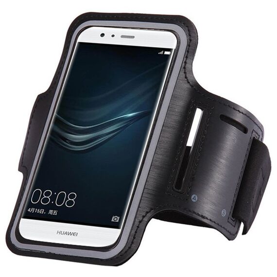 Universal Running Armband for 6" Smartphones black | Techbox
