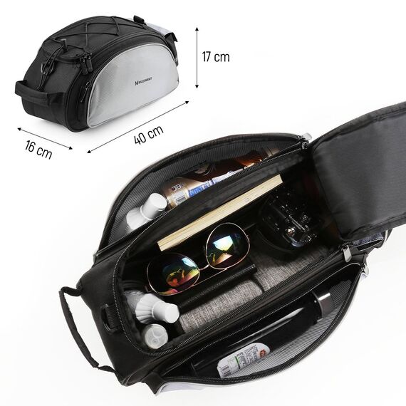 Wozinsky bike carrier bag with shoulder strap 13l black (WBB1BK) - Smartphone Holders - Smartphones - Techbox