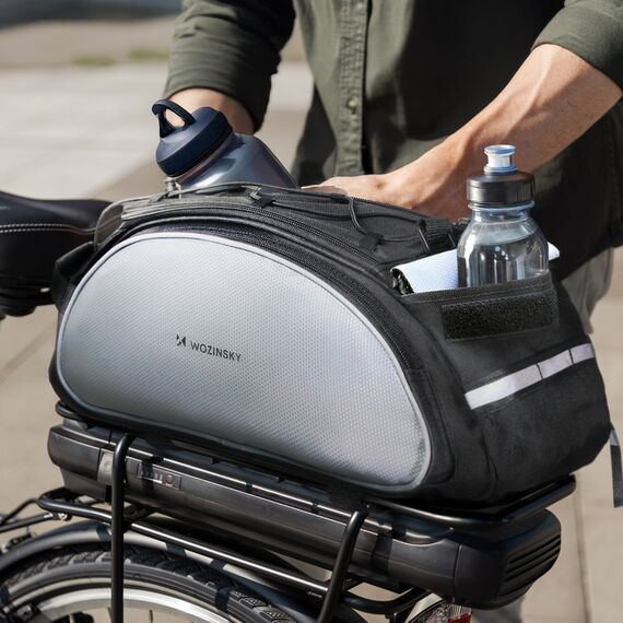 Wozinsky bike carrier bag with shoulder strap 13l black (WBB1BK) - Smartphone Holders - Smartphones - Techbox
