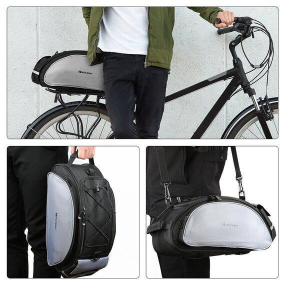 Wozinsky bike carrier bag with shoulder strap 13l black (WBB1BK) - Smartphone Holders - Smartphones - Techbox