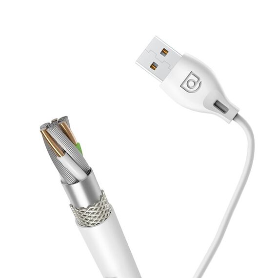 Dudao cable micro USB cable 2.4A 2m white (L4M 2m white) | Techbox