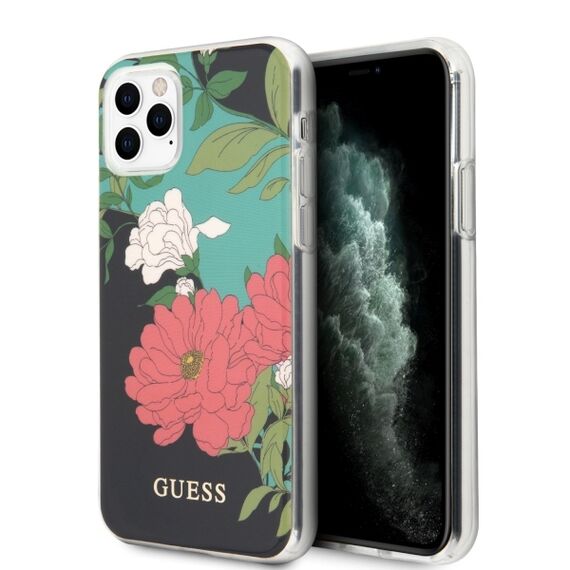 Guess GUHCN58IMLFL01 iPhone 11 Pro black/black N°1 Flower Collection | Techbox