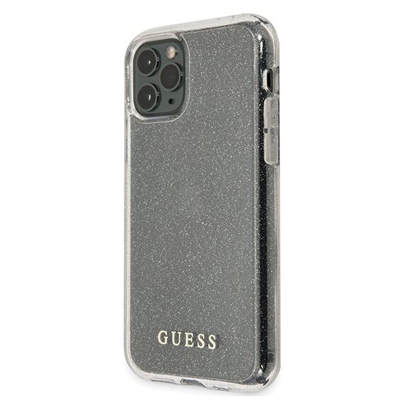 Guess GUHCN58PCGLSI iPhone 11 Pro srebrny/silver hard case Glitter - Apple Cases - Cases - Techbox