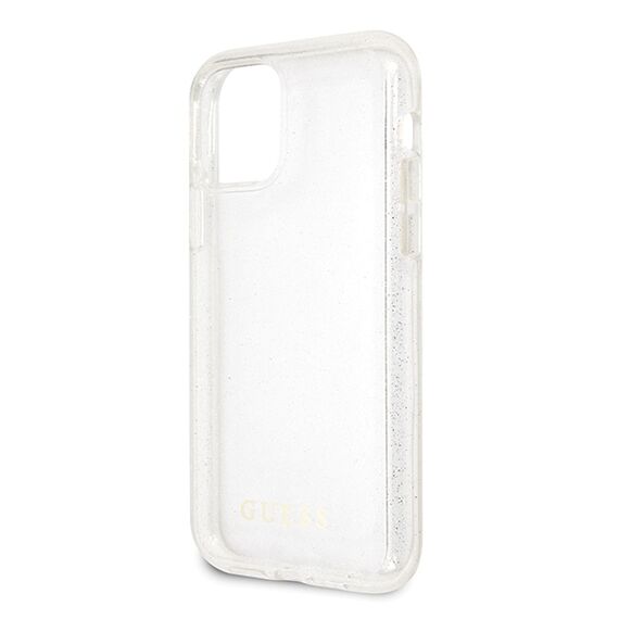 Guess GUHCN58PCGLSI iPhone 11 Pro srebrny/silver hard case Glitter - Apple Cases - Cases - Techbox
