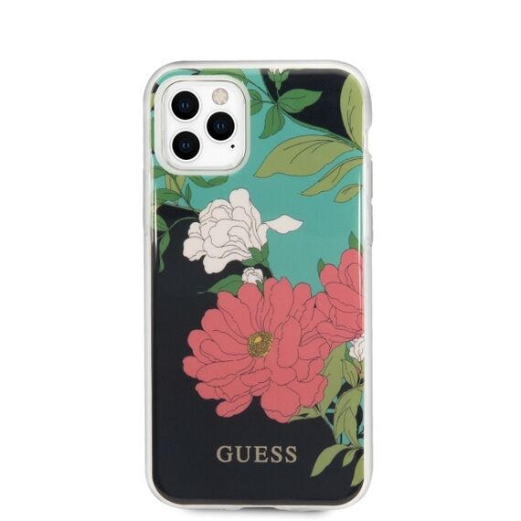 Guess GUHCN65IMLFL01 iPhone 11 Pro Max czarny/black NΒ°1 Flower Collection - Apple Cases - Cases - Techbox