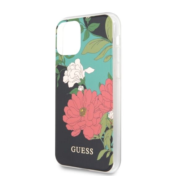 Guess GUHCN65IMLFL01 iPhone 11 Pro Max czarny/black NΒ°1 Flower Collection - Apple Cases - Cases - Techbox