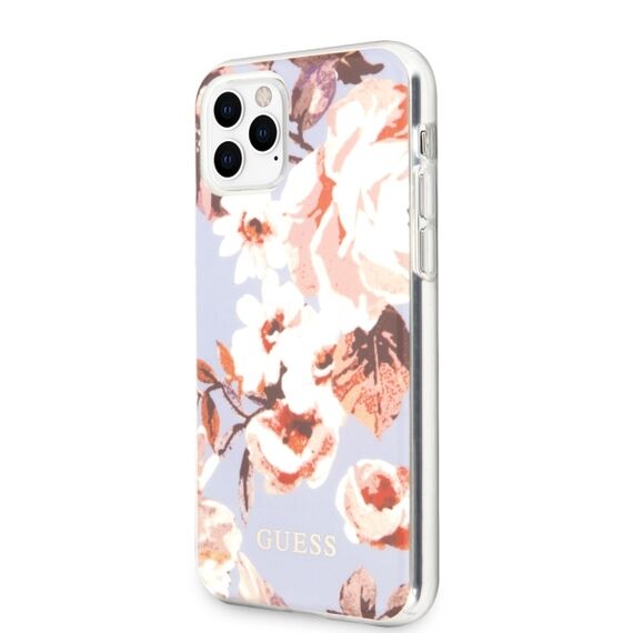 Guess GUHCN65IMLFL02 iPhone 11 Pro Max liliowy/lilac NΒ°2 Flower Collection - Apple Cases - Cases - Techbox