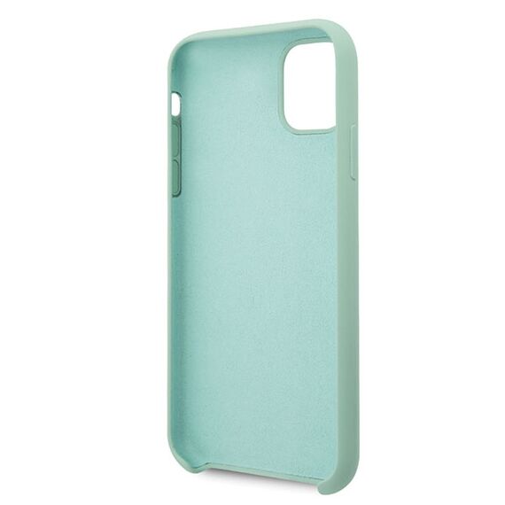 Guess GUHCN65LSLMGG iPhone 11 Pro Max green/green hard case Silicone Vintage Gold Logo | Techbox