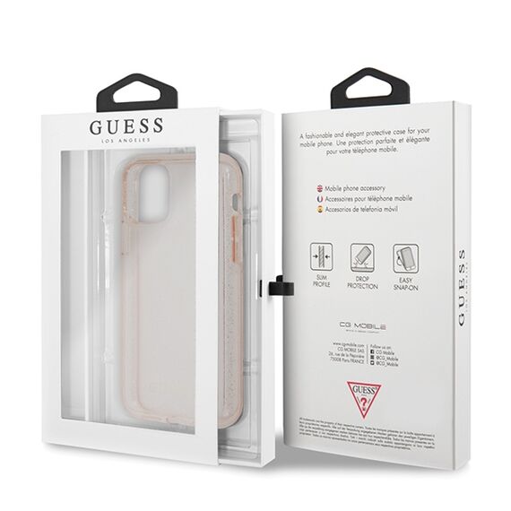 Guess GUHCN65PCGLPI iPhone 11 Pro Max rΓ³ΕΌowy/pink hard case Glitter - Apple Cases - Cases - Techbox