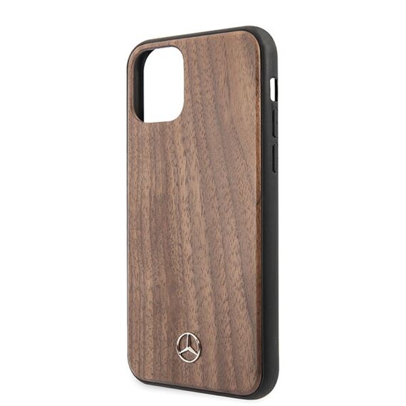 Mercedes MEHCN65VWOLB iPhone 11 Pro Max hard case brązowy/brown Wood Line Walnut | Techbox