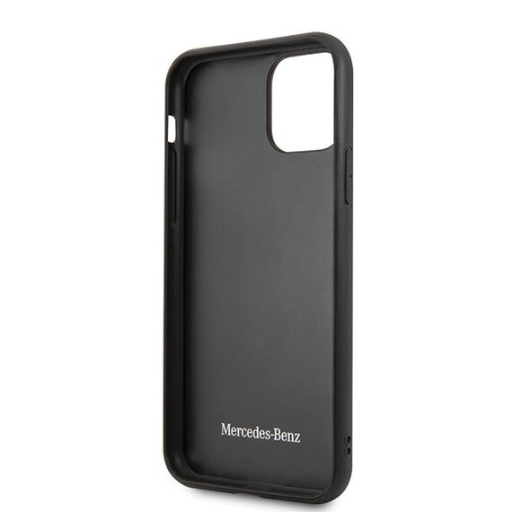 Mercedes MEHCN65VWOLB iPhone 11 Pro Max hard case brązowy/brown Wood Line Walnut | Techbox