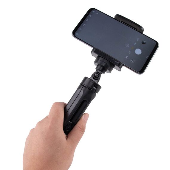 Mini tripod selfie stick holder for phone camera GoPro 16 - 21 cm black | Techbox