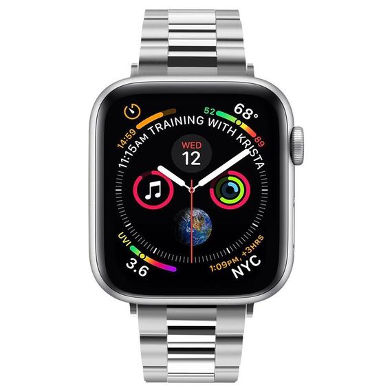 Spigen Modern Fit Band for Apple Watch 4/5/6/7/8/SE (38/40/41 mm) - Silver | Techbox