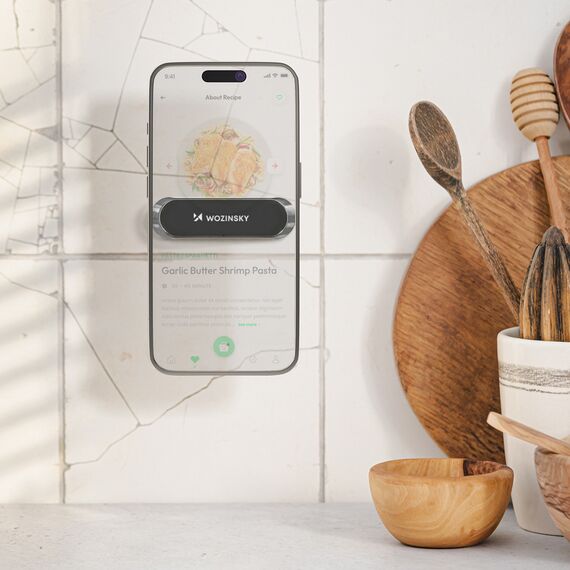 Wozinsky Magnetic Dashboard Mount Adhesive Black (WMH-01) - Smartphone Holders - Smartphones - Techbox