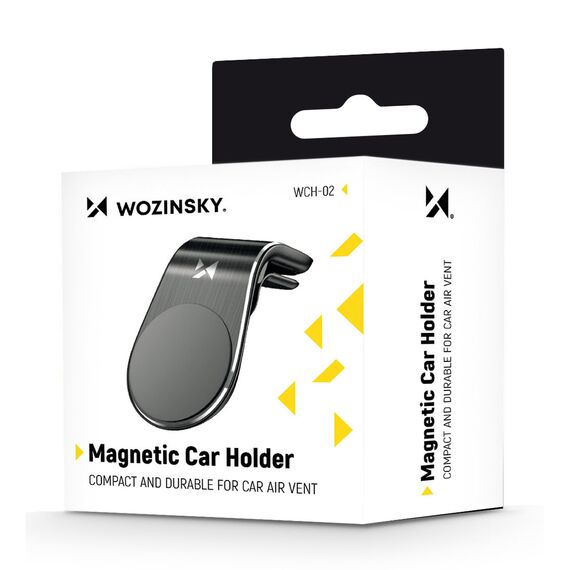 Wozinsky Magnetic Phone Holder for Air Vent, Black (WCH-02) | Techbox