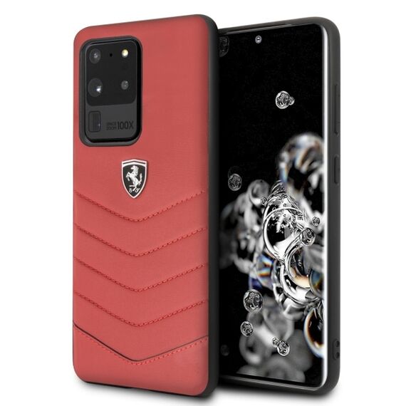 Ferrari Hardcase FEHQUHCS69RE S20 Ultra G988 czerwony/red Heritage - Samsung Cases - Cases - Techbox