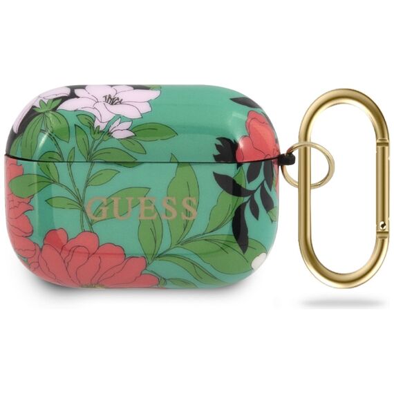 Guess GUACAPTPUBKFL01 AirPods Pro cover green/green N.1 Flower Collection | Techbox