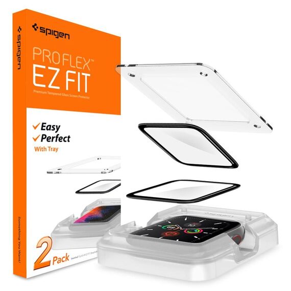 Spigen ProFlex EZ Fit Hybrid Glass for Apple Watch 4/5/6/SE (44mm) | Techbox