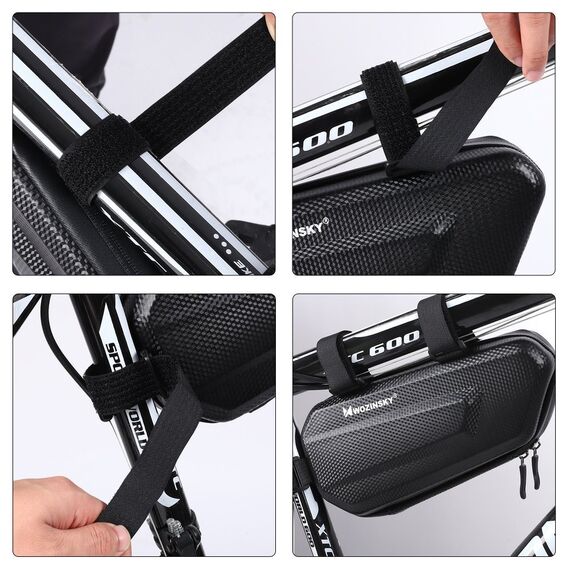 Wozinsky bike frame bag 1.5l black (WBB10BK) - Smartphone Holders - Smartphones - Techbox