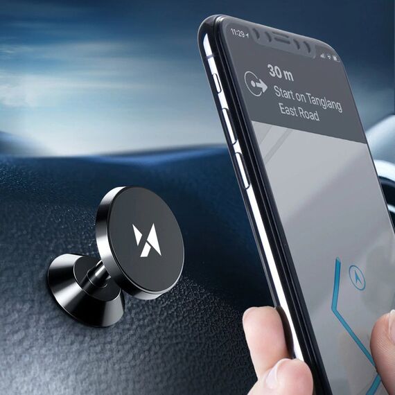 Wozinsky Magnetic Car Mount for Dashboard 360 Self-Adhesive Black (WMH-05) | Techbox