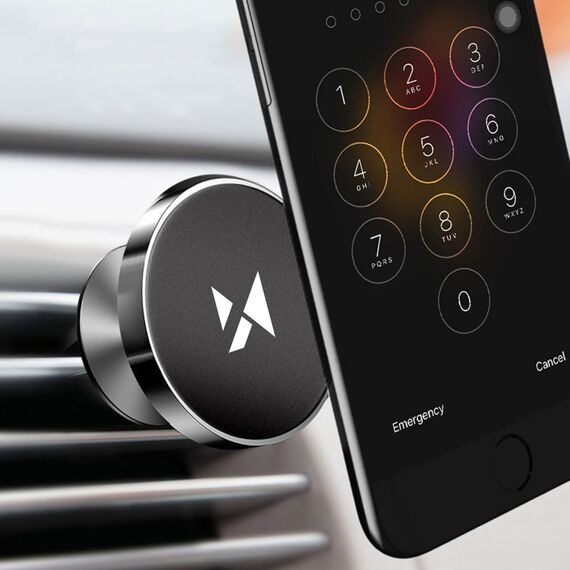 Wozinsky magnetic holder for car grille black (WMH-04) - Smartphone Holders - Smartphones - Techbox