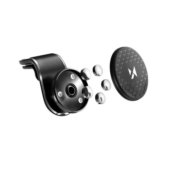 Wozinsky magnetic holder for the car grille 360 black (WMH-03) - Smartphone Holders - Smartphones - Techbox