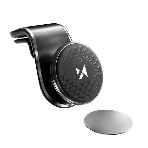 Wozinsky magnetic holder for the car grille 360 black (WMH-03) - Smartphone Holders - Smartphones - Techbox