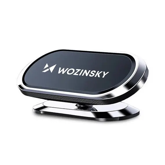 Wozinsky Self-Adhesive Magnetic Car Mount 360 for Dashboard Silver (WMH-06) | Techbox