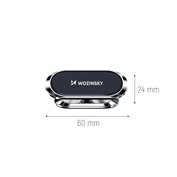 Wozinsky Self-Adhesive Magnetic Car Mount 360 for Dashboard Silver (WMH-06) | Techbox