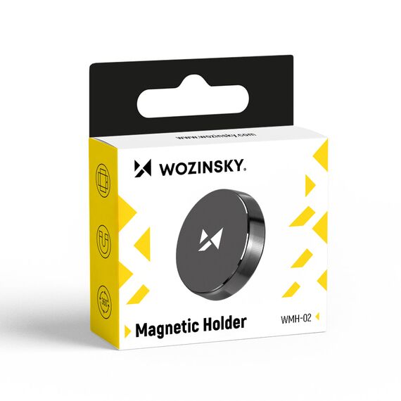 Wozinsky Self-Adhesive Magnetic Car Dashboard Mount Black (WMH-02) | Techbox