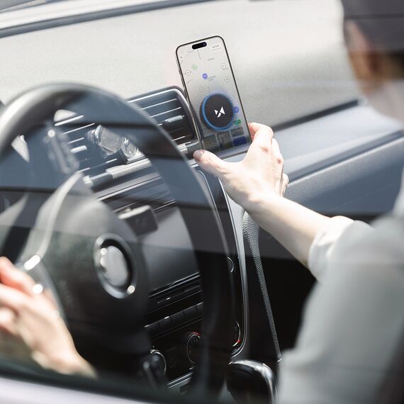 Wozinsky Self-Adhesive Magnetic Car Dashboard Mount Black (WMH-02) | Techbox