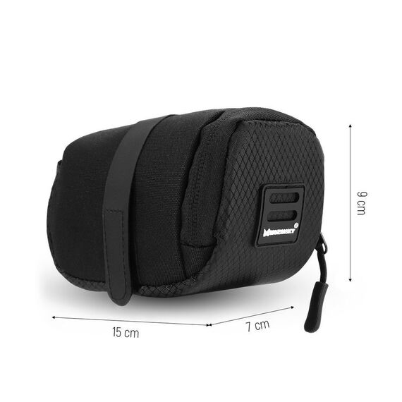 Wozinsky bicycle bag under the saddle 0.6 L black (WBB8BK black) - Smartphone Holders - Smartphones - Techbox