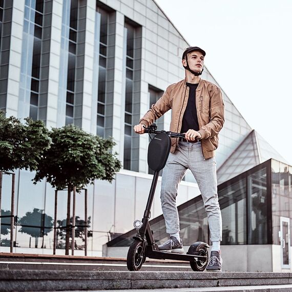 Wozinsky Waterproof Scooter Handlebar Bag 4L Black (WSB1BK) | Techbox
