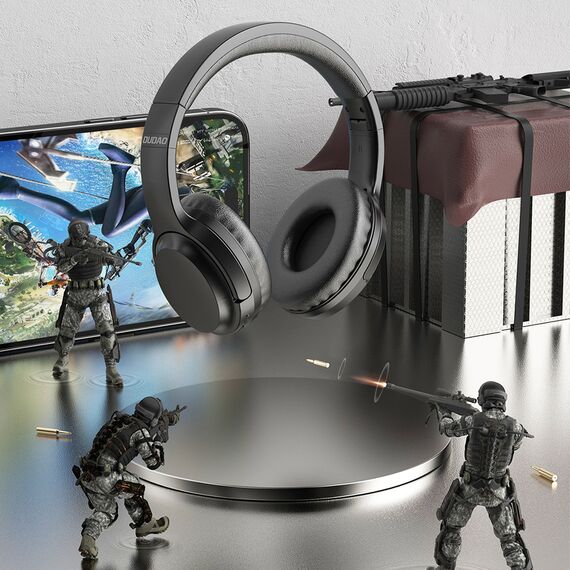 Dudao X22Pro on-ear wireless Bluetooth 5.3 headphones - black - Headsets - Speakers & Headphones - Techbox