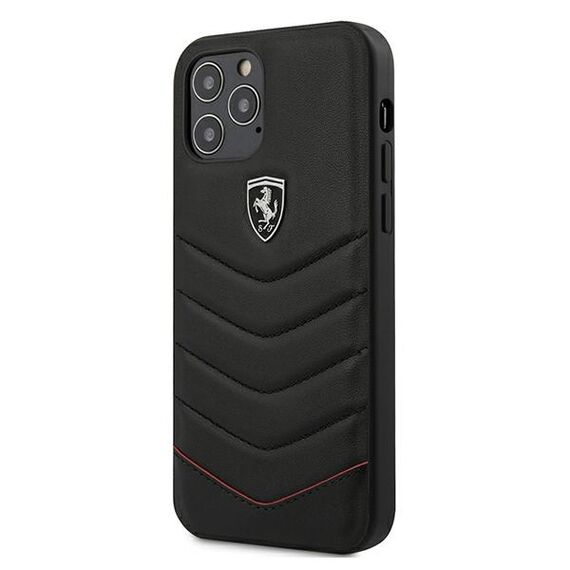 Ferrari FEHQUHCP12LBK iPhone 12 6,7" Pro Max czarny/black hardcase Off Track Quilted - Apple Cases - Cases - Techbox