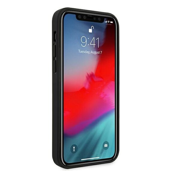Ferrari FESPEHCP12LBK iPhone 12 Pro Max 6.7" black/black hardcase On Track Perforated | Techbox