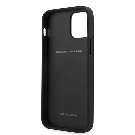 Ferrari FESPEHCP12MBK iPhone 12 Pro / iPhone 12 czarny/black hardcase On Track Perforated - Apple Cases - Cases - Techbox