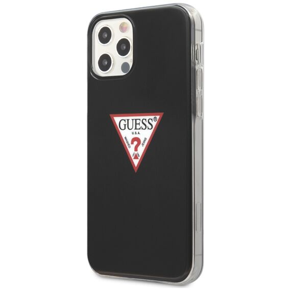 Guess GUHCP12MPCUCTLBK iPhone 12 Pro / iPhone 12 czarny/black hardcase Triangle Collection - Apple Cases - Cases - Techbox