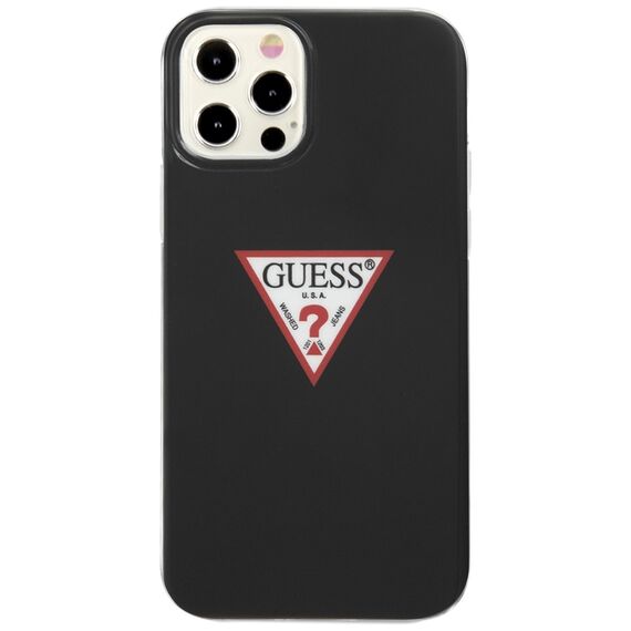 Guess GUHCP12MPCUCTLBK iPhone 12 Pro / iPhone 12 czarny/black hardcase Triangle Collection - Apple Cases - Cases - Techbox